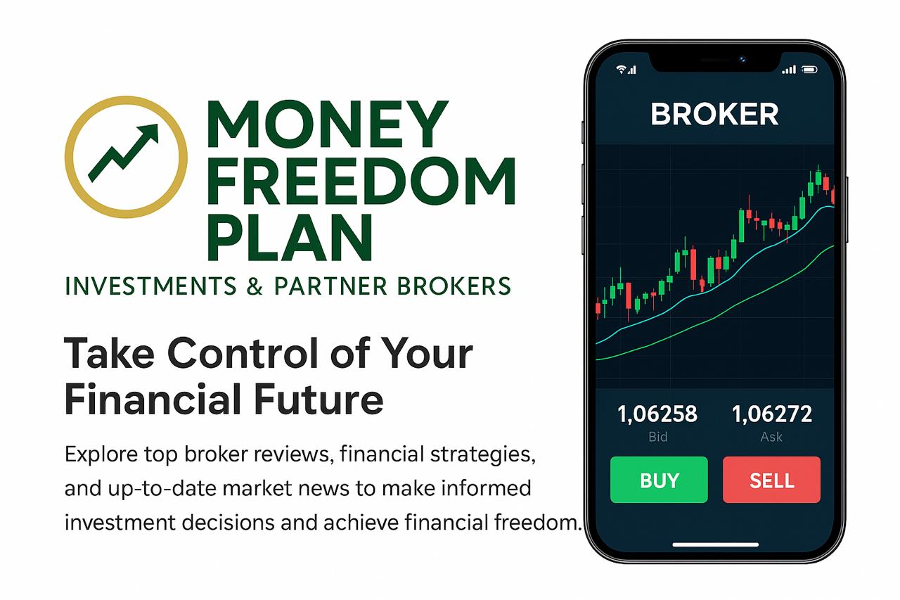 Financial dashboard illustration
